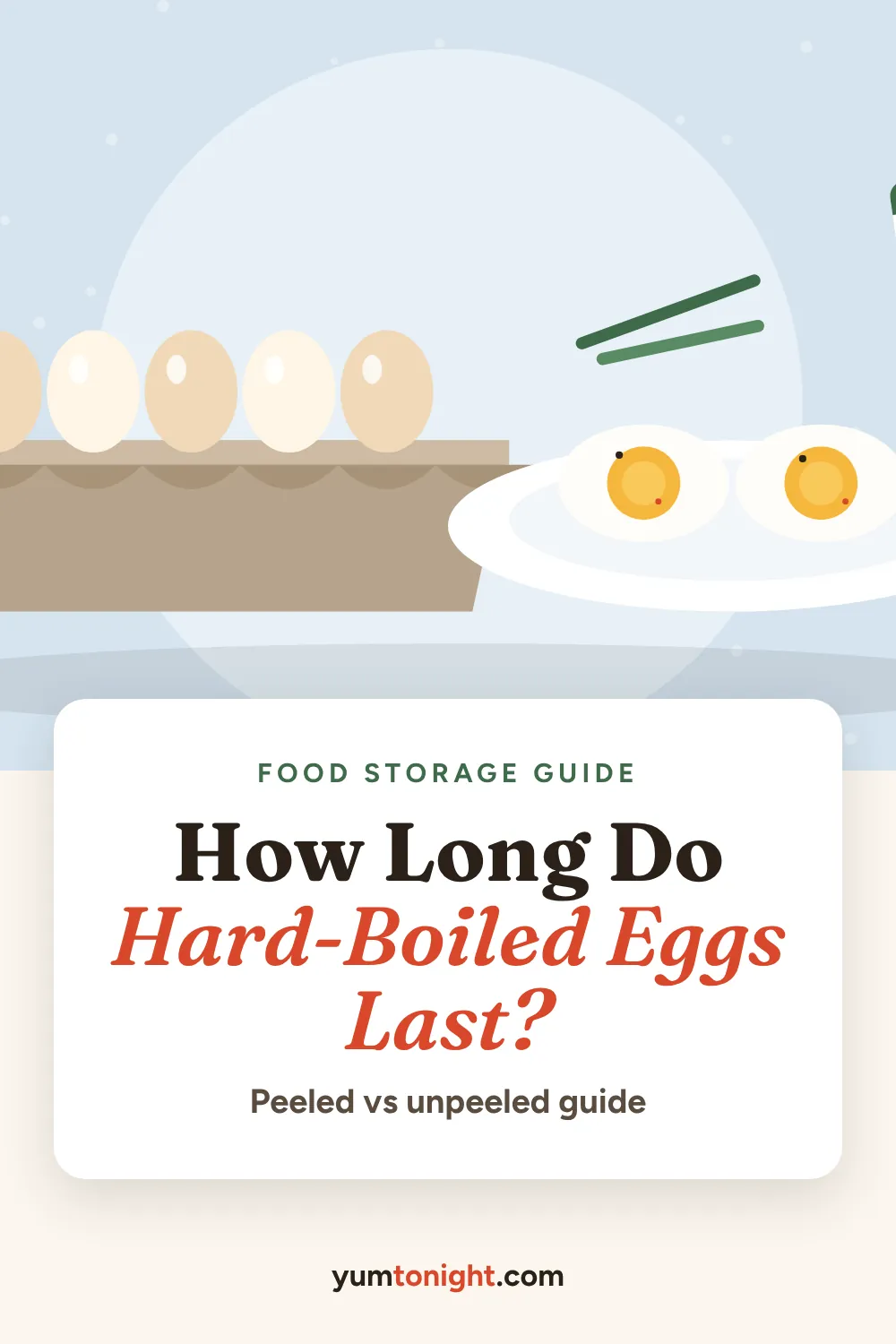Pinterest pin: How Long Do Hard-Boiled Eggs Last?